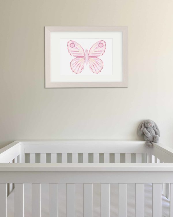 Butterfly print nursery