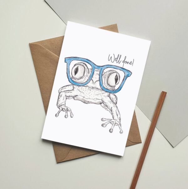 Frog - Well done card
