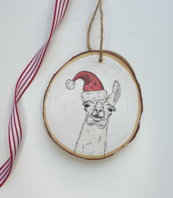 Llama Christmas decoration