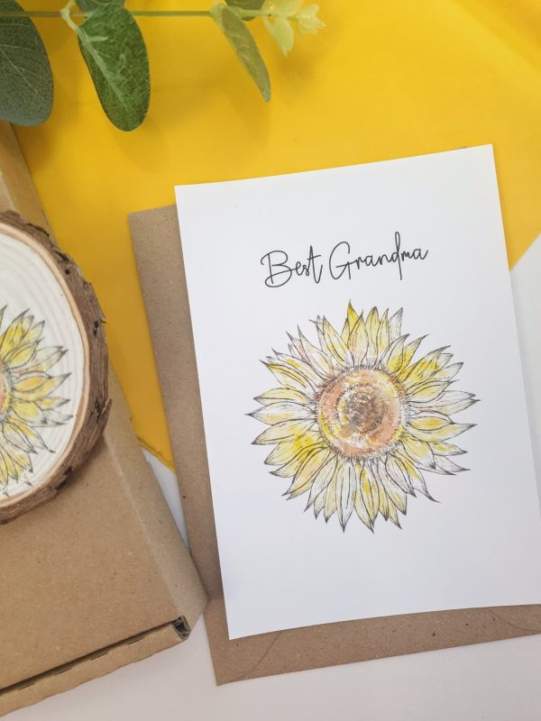 Best Grandma - Sunflower Keepsake