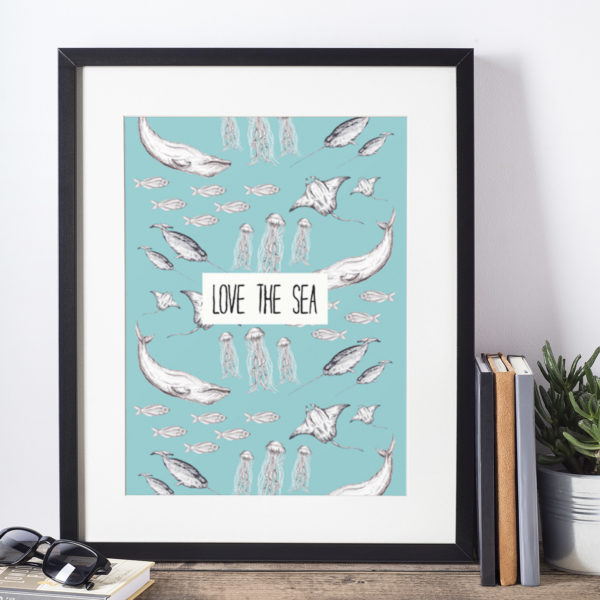 Love the Sea art print